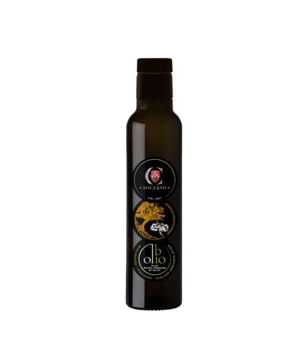 OLIO EXTRA VERGINE DI OLIVA - BIOLOGICO - MONOCULTIVAR MAURINO - Bottiglia 250ml